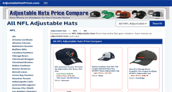 Desktop Screenshot of adjustablehatprices.com